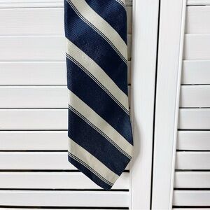 Christian Dior striped silk tie
